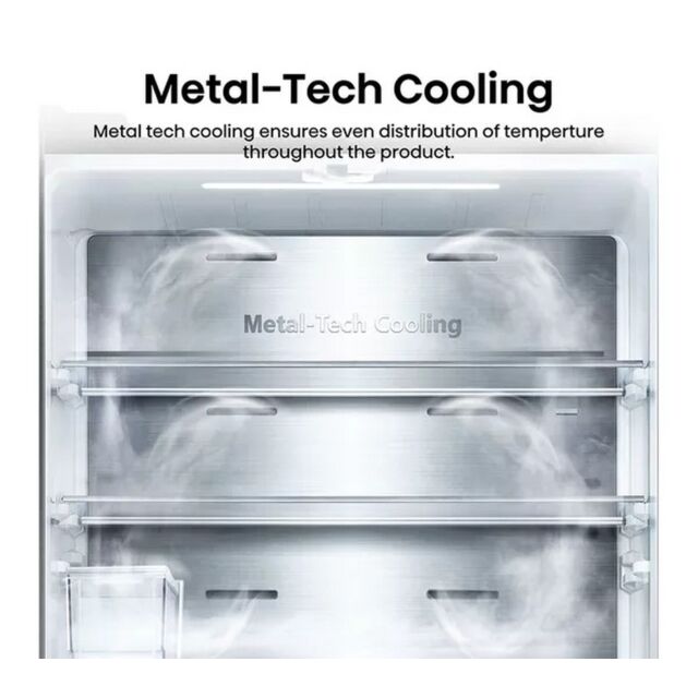Hisense RQ5P470SYFD Total No Frost American Fridge Freezer - Black
