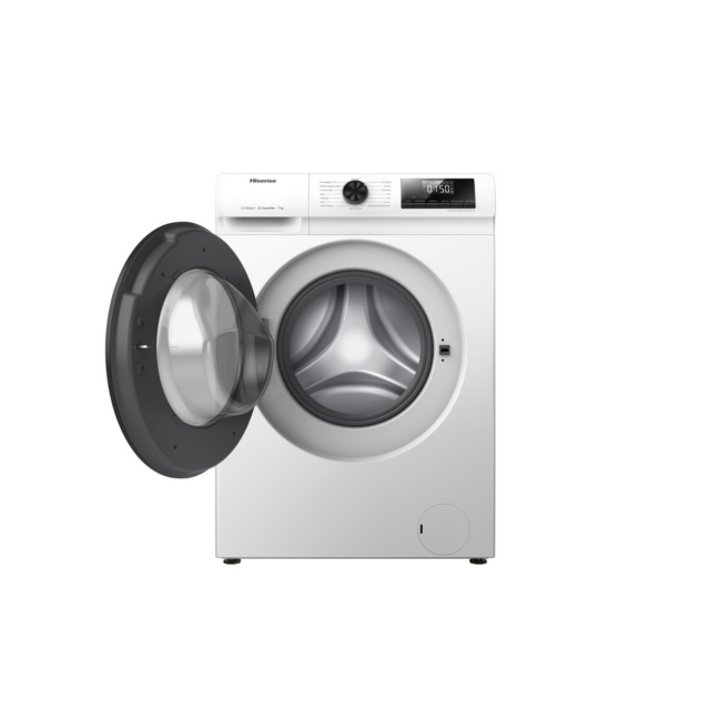 Hisense WFQP7012EVM 7Kg 1200 Spin Washing Machine - White