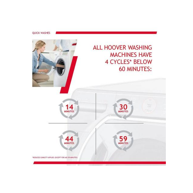 Hoover H3W58TE 8Kg 1500 Spin Washing Machine - White