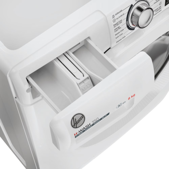 Hoover H3WPS486TAM6-80 8Kg 1400 Spin Washing Machine - White