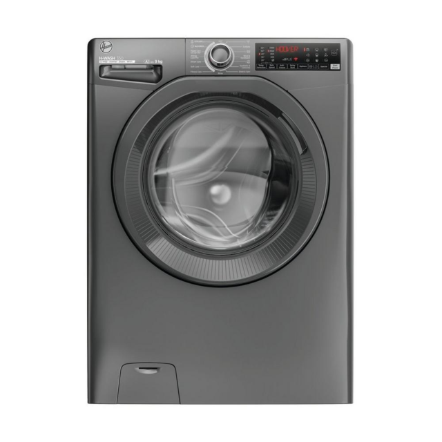 Hoover H3WPS496TMRR6 9Kg 1400 Spin Washing Machine - Graphite