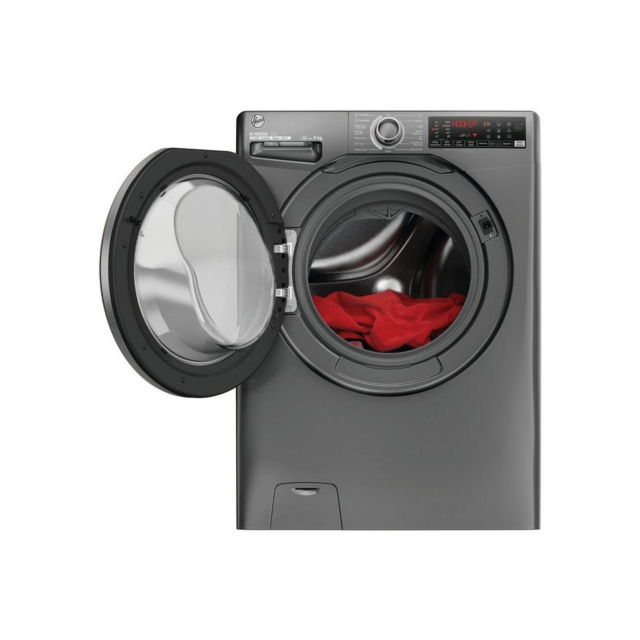 Hoover H3WPS496TMRR6 9Kg 1400 Spin Washing Machine - Graphite