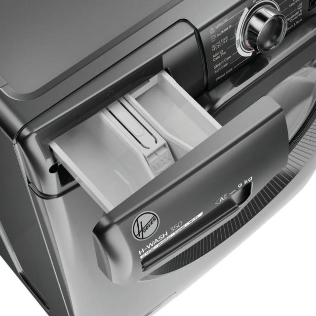 Hoover H3WPS496TMRR6 9Kg 1400 Spin Washing Machine - Graphite