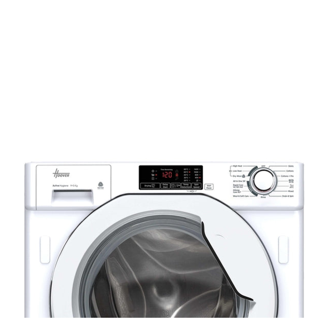Hoover HBD 495D13-80 H-Wash + Dry 300 Lite Integrated Washer Dryer - White - 5+9Kg