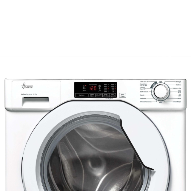 Hoover HBWS48D1W4J-80 8Kg 1400 Spin Built In Washing Machine