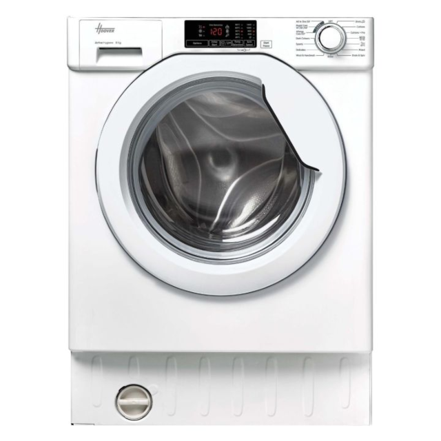 Hoover HBWS48D1W4J-80 8Kg 1400 Spin Built In Washing Machine