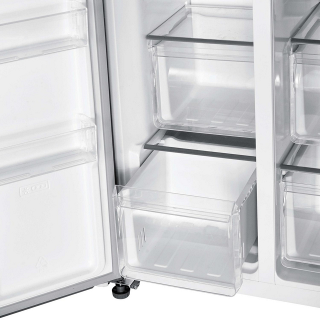 Hoover HHSBSO-6174XK-1 Frost Free American Fridge Freezer - Stainless Steel