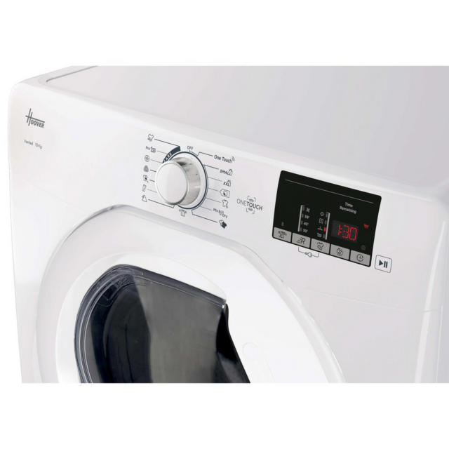 Hoover HLE V10DG-80 Hlev10dg-80 10Kg Vented Tumble Dryer - White