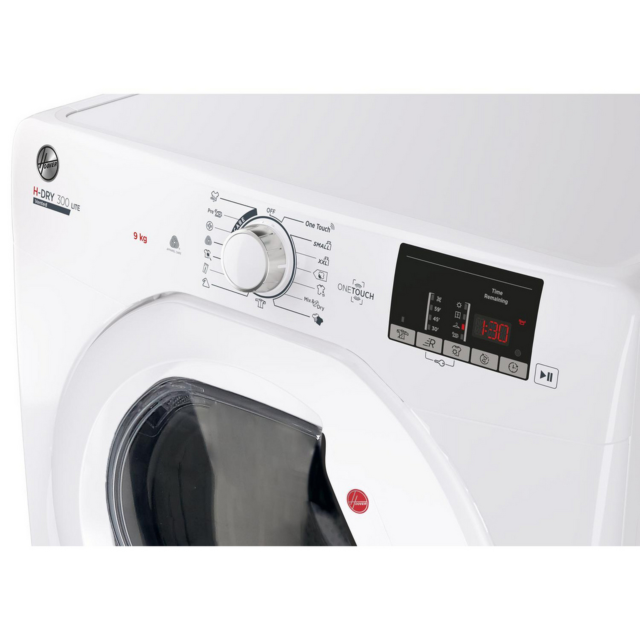 Hoover HLE V9DG-80  9Kg Vented Tumble Dryer - White