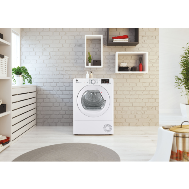 Hoover HLEC8DG 8Kg Condenser Tumble Dryer - White