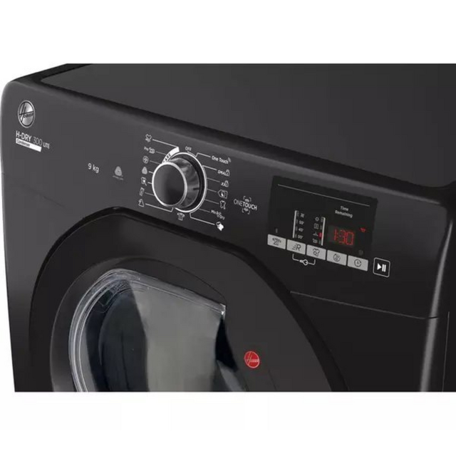 Hoover HLEC9DGB -80 9kg Tumble Dryer - Black