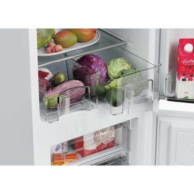 Hoover HOB50S518EK Integrated Static Fridge Freezer, 233 Litres (150/83), 177Cm, 50:50, E Energy, C