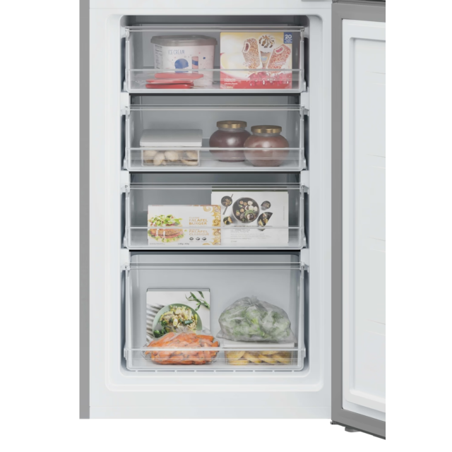 Hoover HVT3CLECKIHS-1 54.5Cm Fridge Freezer - Silver