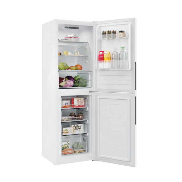 Hoover HVT3CLECKIHW 54.5Cm Fridge Freezer - White