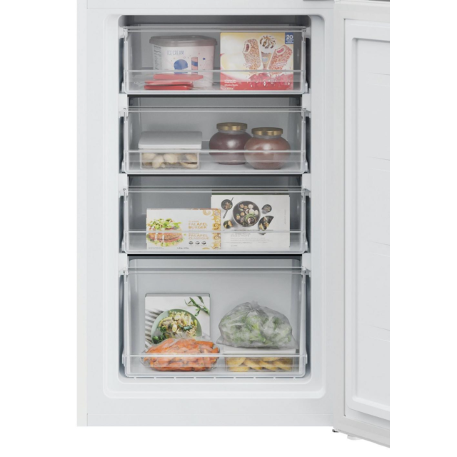 Hoover HVT3CLECKIHW 54.5Cm Fridge Freezer - White