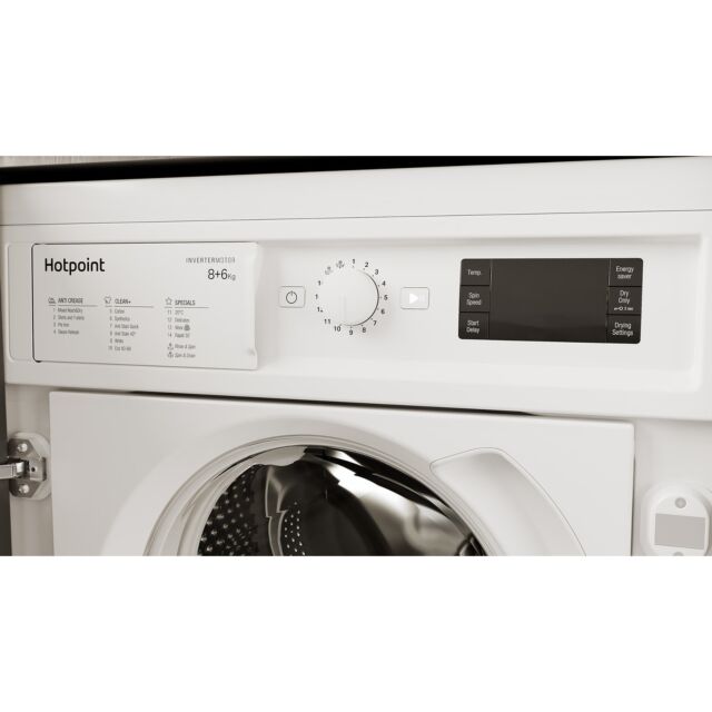 Hotpoint BIWDHG861485 8KG/6Kg 1400 Spin Integrated Washer Dryer