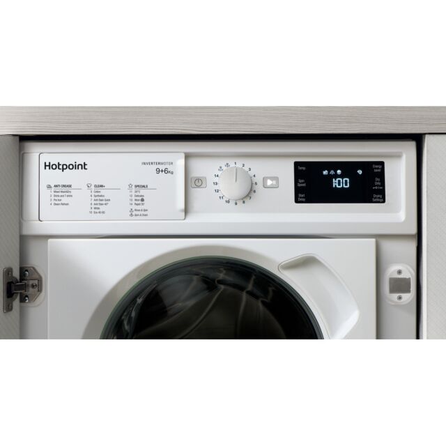 Hotpoint BIWDHG961485 9/6Kg Integrated Washer Dryer 1400 Spin