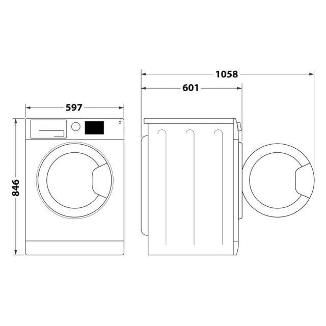 Hotpoint CHDC92WWGDUK 9Kg Condensor Dryer