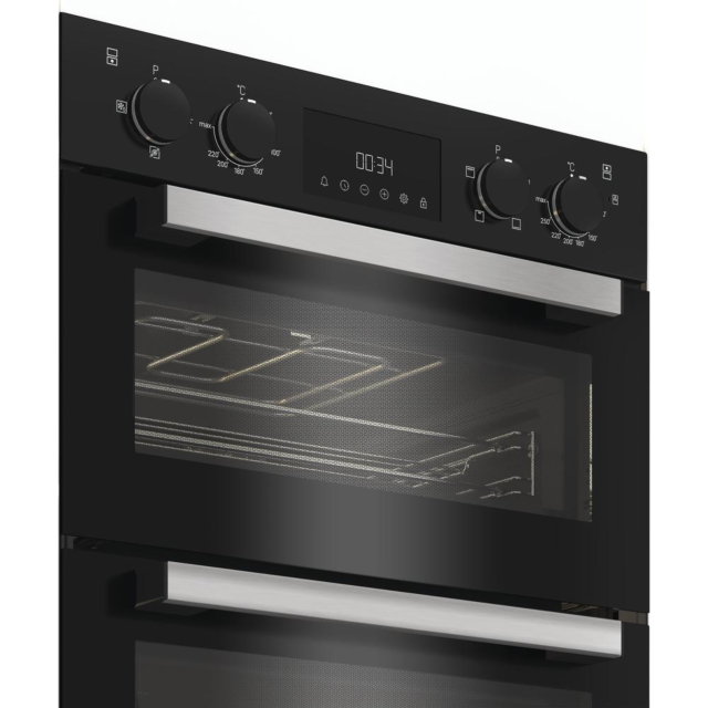 Hotpoint Dih 10D B Built In Electric Fan Double Oven - Black
