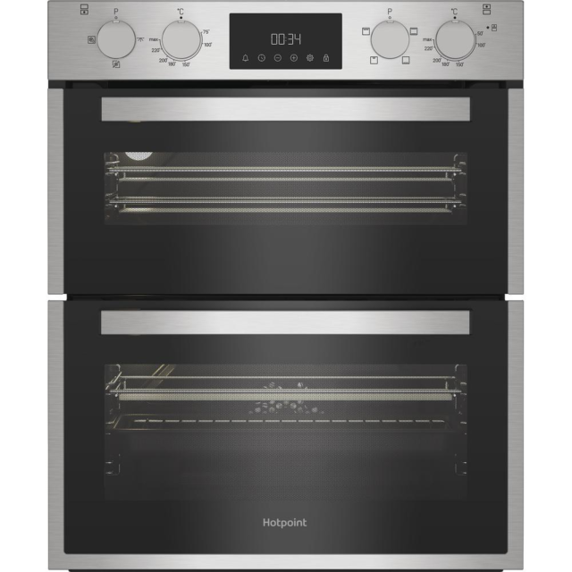 Hotpoint DUH10DIX Built Under Double Oven - Stainless Steel