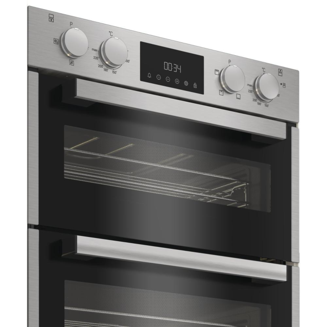 Hotpoint DUH10DIX Built Under Double Oven - Stainless Steel