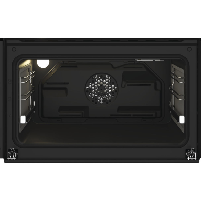 Hotpoint DUH12D1IX Built Under Electric Fan Oven 48L / 38L - Stainless Steel with Telescopic Shelf