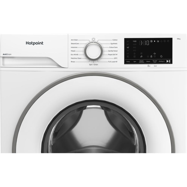 Hotpoint H 101 ANTI STAI H101ANTISTAIN 10kg 1400 Spin Washing Machine - White