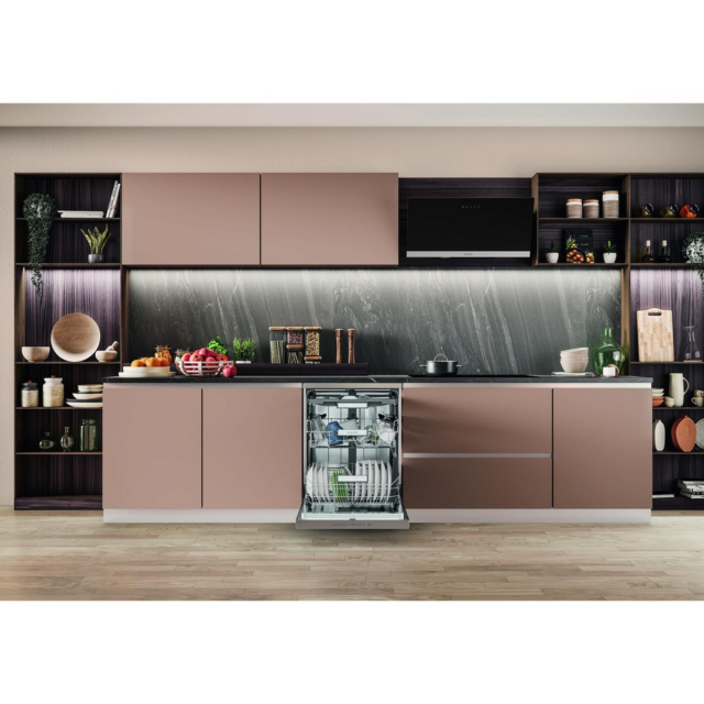Hotpoint H7FHP43XUK Maxi Space Tub Fs Full Size Dishwasher 15 Place Set 9.5 L 10 Progs