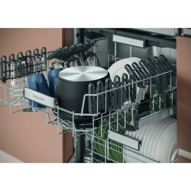 Hotpoint H7FHP43XUK Maxi Space Tub Fs Full Size Dishwasher 15 Place Set 9.5 L 10 Progs