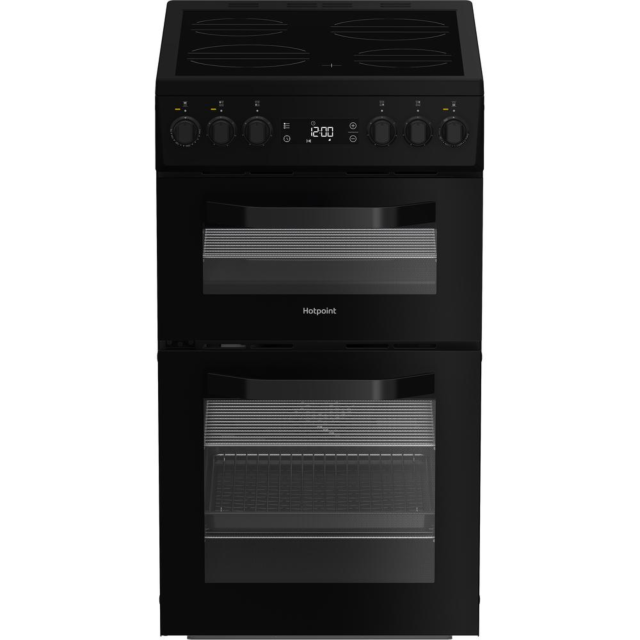 Hotpoint HDE5VDCB 50Cm Cermic Cooker - Black