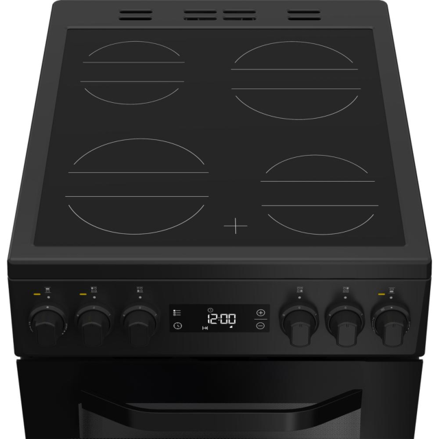 Hotpoint HDE5VDCB 50Cm Cermic Cooker - Black