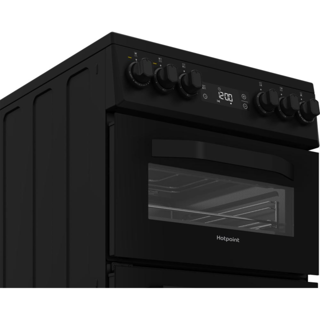 Hotpoint HDE5VDCB 50Cm Cermic Cooker - Black