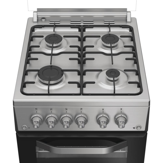 Hotpoint HDG5GCX 50cm Gas Double Cooker - Stainless Steel