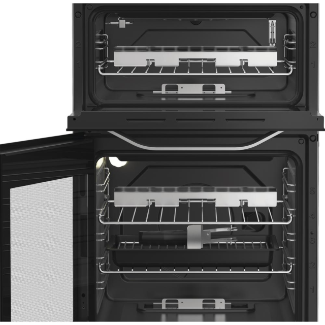Hotpoint HDG5GCX 50cm Gas Double Cooker - Stainless Steel