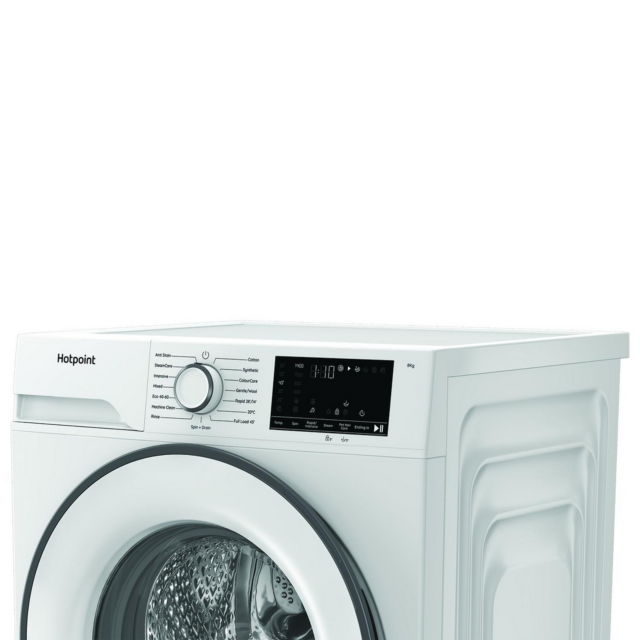 Hotpoint HEV841WUK 8kg 1400 Spin Washing Machine - White