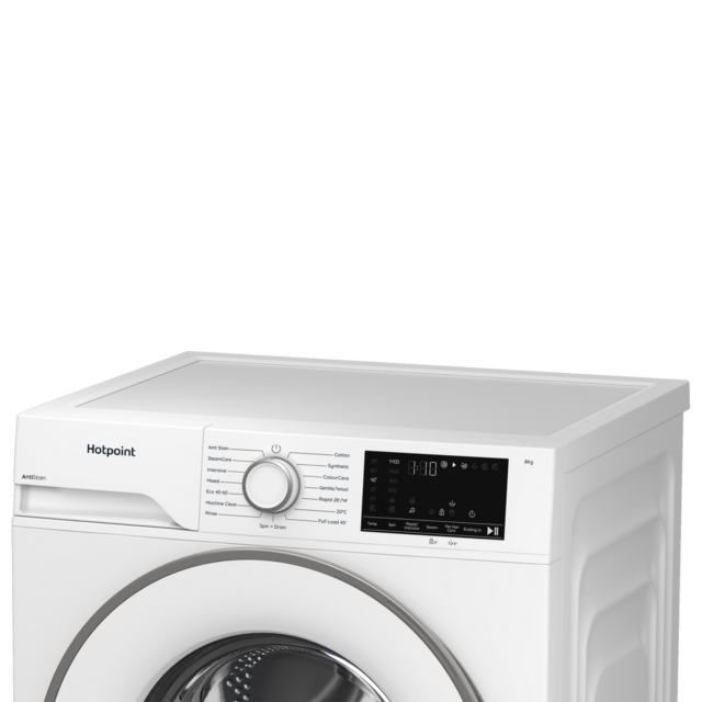 Hotpoint HEV841WUK 8kg 1400 Spin Washing Machine - White
