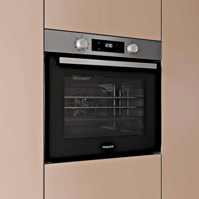 Hotpoint HOEU25CZXUK Built In Electric Single Oven - Stainless Steel