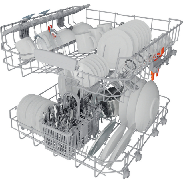 Hotpoint HP2FFC14BN6WUK Dishwasher With Activedry - White - 14 Place Settings