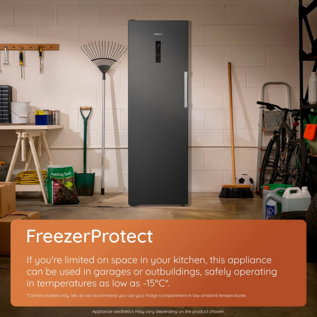Hotpoint HPKF6353XBR4UK Freestanding Dual No Frost 66.1cm 60/40 Fridge Freezer - Inox