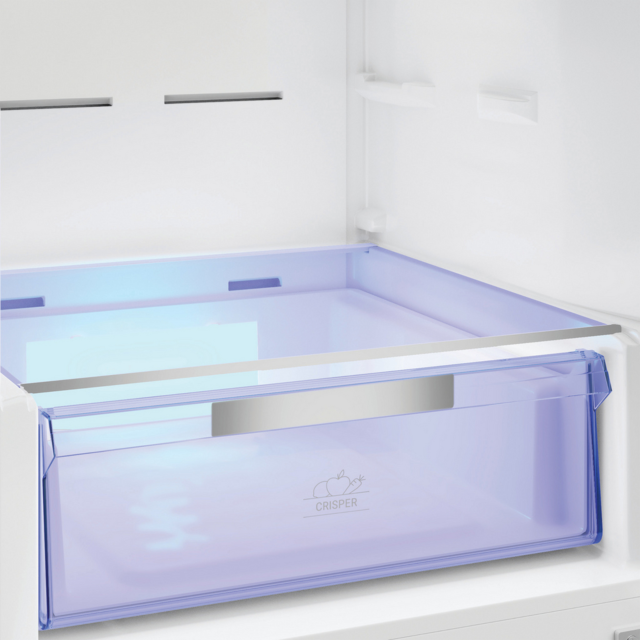 Hotpoint HPKF6353XP4UK Freestanding Dual No Frost 66.1cm 60/40 Fridge Freezer - Pet Inox