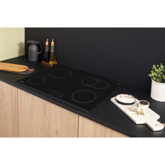 Hotpoint HR724BH 77Cm Ceramic Hob - Black
