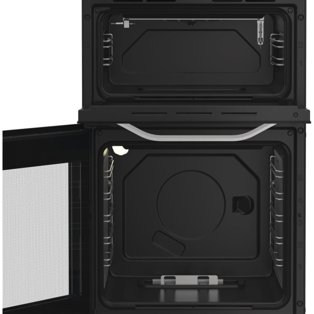 Hotpoint HTG5GCW 50Cm Gas Twin Cooker - White