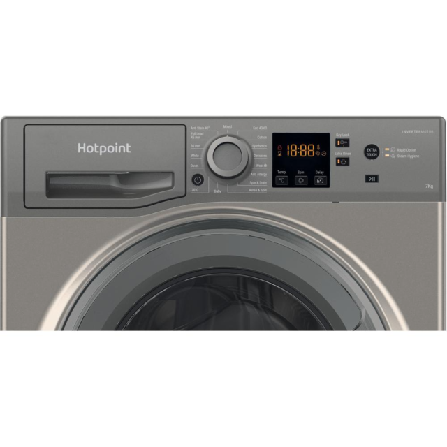 Hotpoint NSWF7469GGUK 7Kg 1400 Spin - Graphite