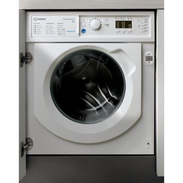 Indesit BIWMIL81485 Front Loading Washing Machine: 8,0Kg