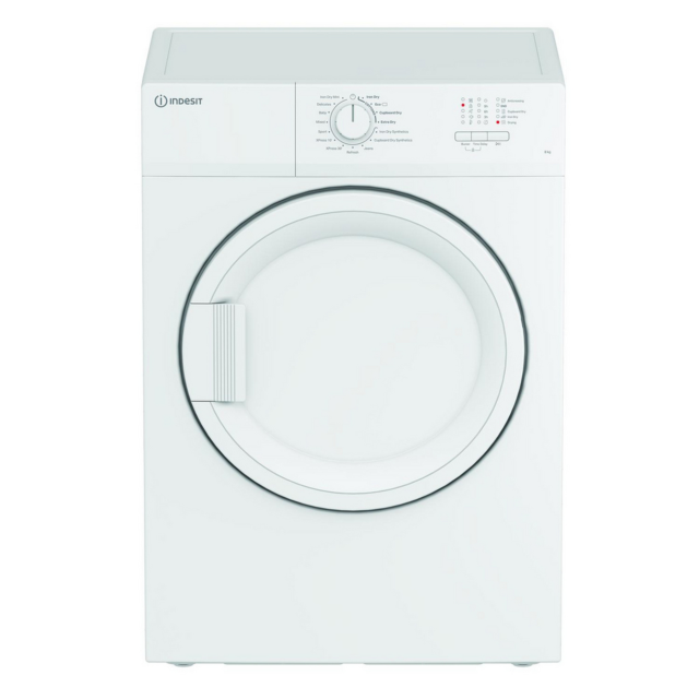 Indesit CYDA81WWGLUK 8Kg Vented Tumble Dryer - White