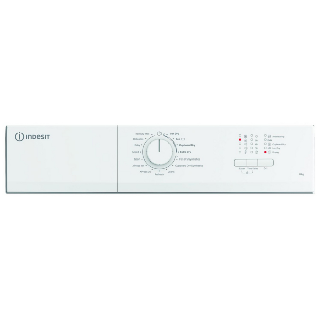 Indesit CYDA81WWGLUK 8Kg Vented Tumble Dryer - White