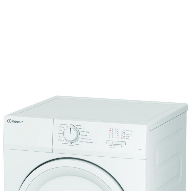 Indesit CYDA81WWGLUK 8Kg Vented Tumble Dryer - White