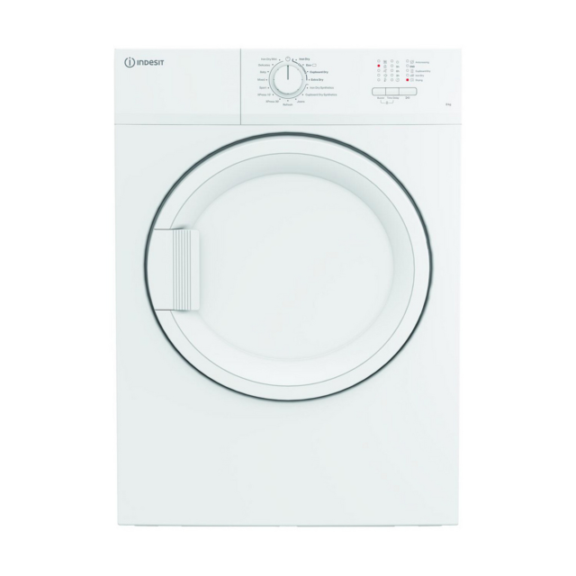 Indesit CYDA81WWGLUK 8Kg Vented Tumble Dryer - White