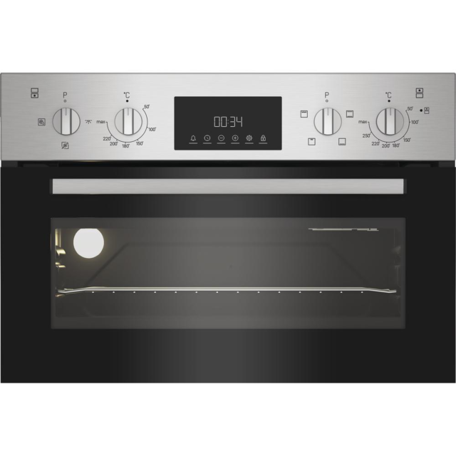 Indesit DII10DIX Built In Electric Fan Double Oven - Stainless Steel