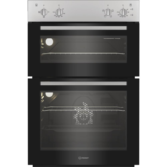 Indesit DII10NS Built In Electric Fan Oven 69L / 36L